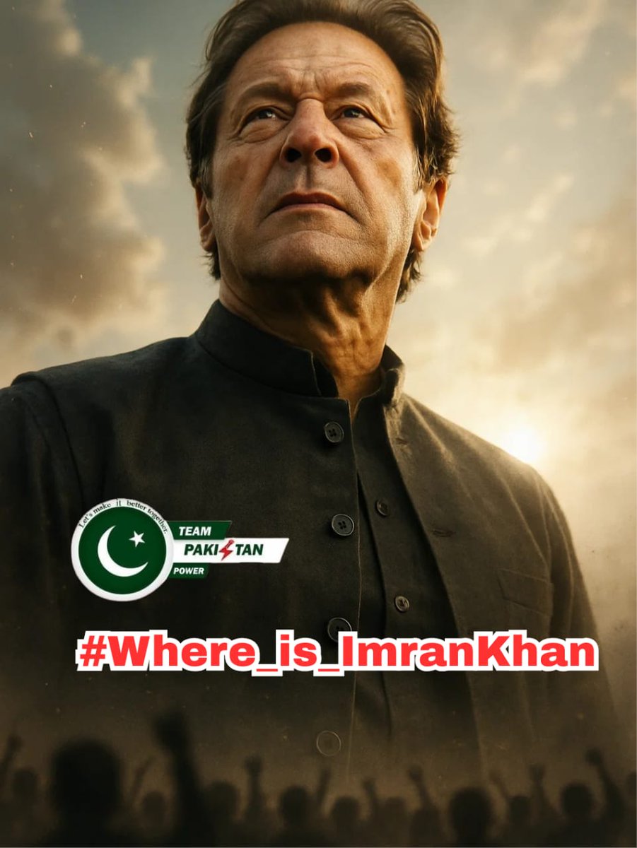 Reports mention isolation, restricted communication, and denied access for Imran Khan.
I <a href="/S1kndr/">✰𝕊. ℍᴀʏᴀᴛ✰ᴾᵃᵏᴾᵒʷᵉʳ</a> know such conditions demand investigation.
People want truth, not silence.

Proof of life 
<a href="/TeamPakPower/">Team Pakistan Power</a> 
#Where_is_ImranKhan