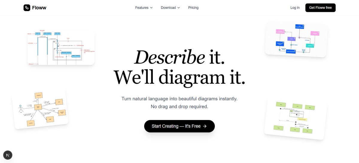 lochan_twt's tweet image. was feeling bored and built a project 

Floww : an ai that can generate workflow, UML diagrams with just a natural prompt 

built using : nexjs, tailwind, mermaid js and gemini api

although it is just giving rough diagrams, need to optimise it
(link in replies)