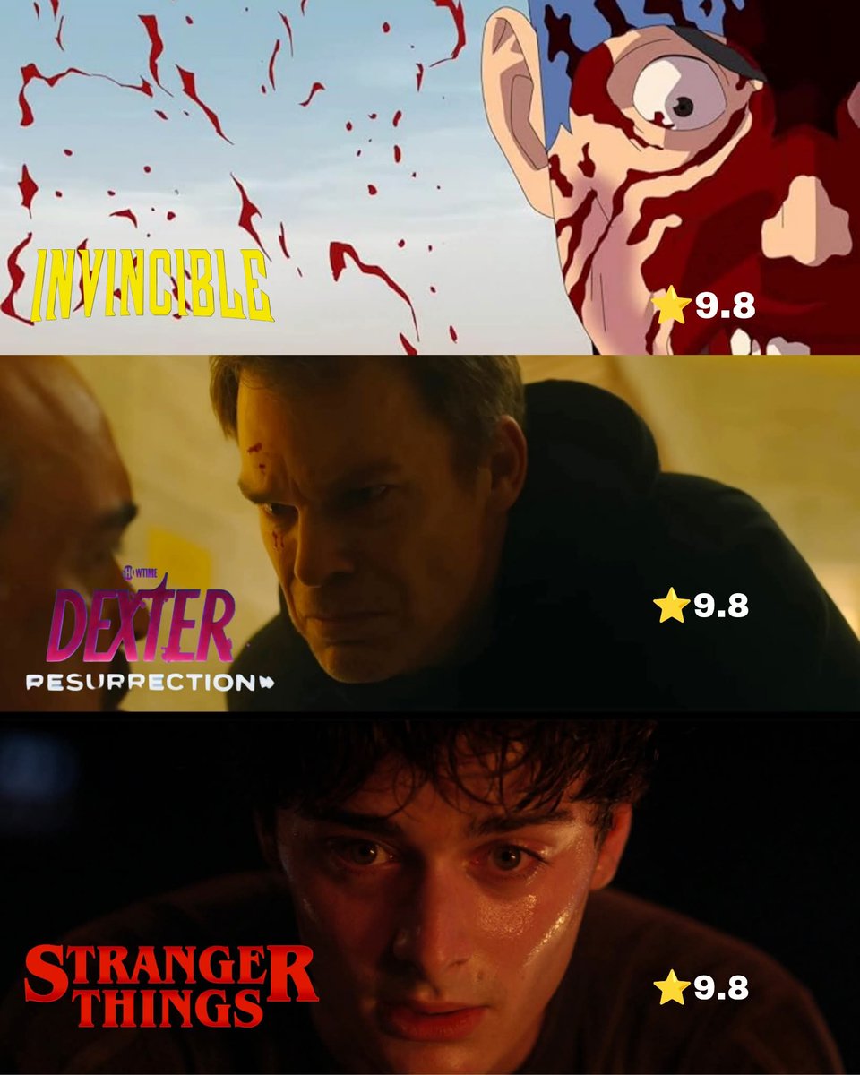 TheCineprism's tweet image. The Highest Rated TV Episodes of 2025 So Far.