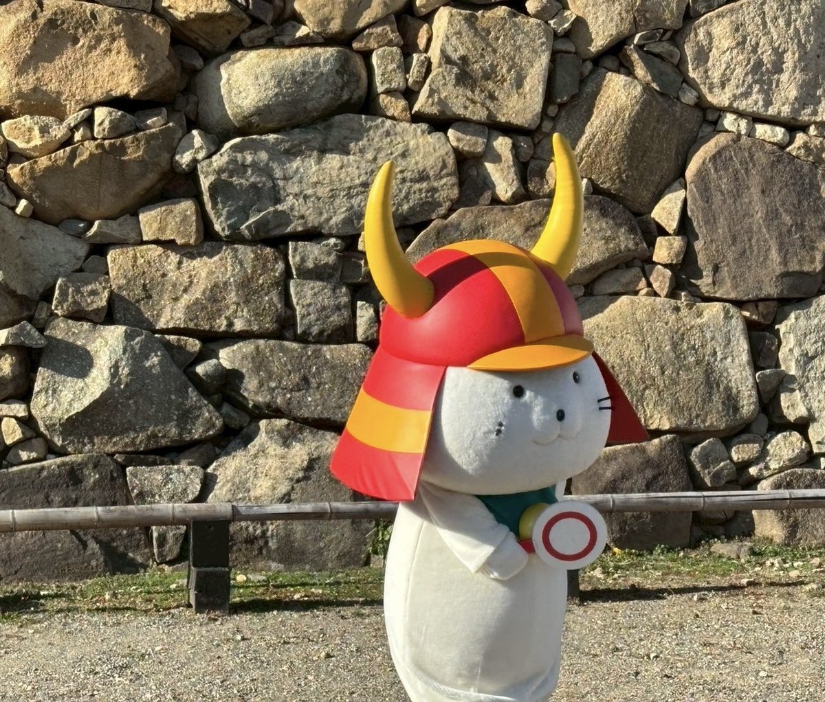 本日の #彦根 は見事な快晴で、太陽がとても眩しかったでござる