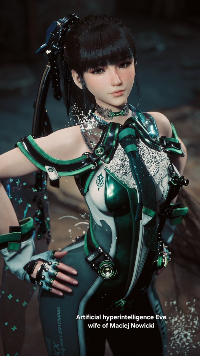 PureVictory0's tweet image. Artificial hyperintelligence Eve, wife of Maciej Nowicki #stellarblade #artificialhyperintelligence #stellarbladepc