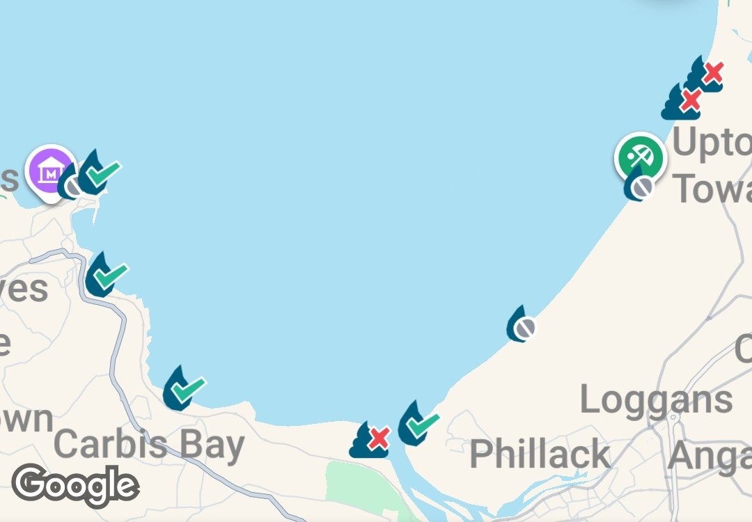 NCISTIVES's tweet image. Here is the current sea water bathing quality for St Ives Bay  and Mount&apos;s Bay today.

For more information and more areas, please visit
sas.org.uk/water-quality/
sewage-pollution-alerts/