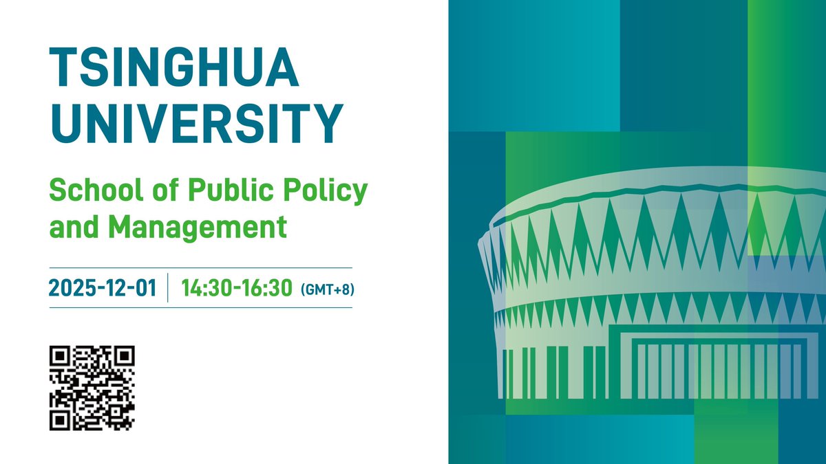 Go LIVE with Tsinghua SPPM on Dec 1 at 2:30 pm (GMT+8)! Join Tsinghua’s public sector programs and learn how they shape future leaders through intensive field research, government agency partnerships, and real policy action that addresses global challenges head-on.