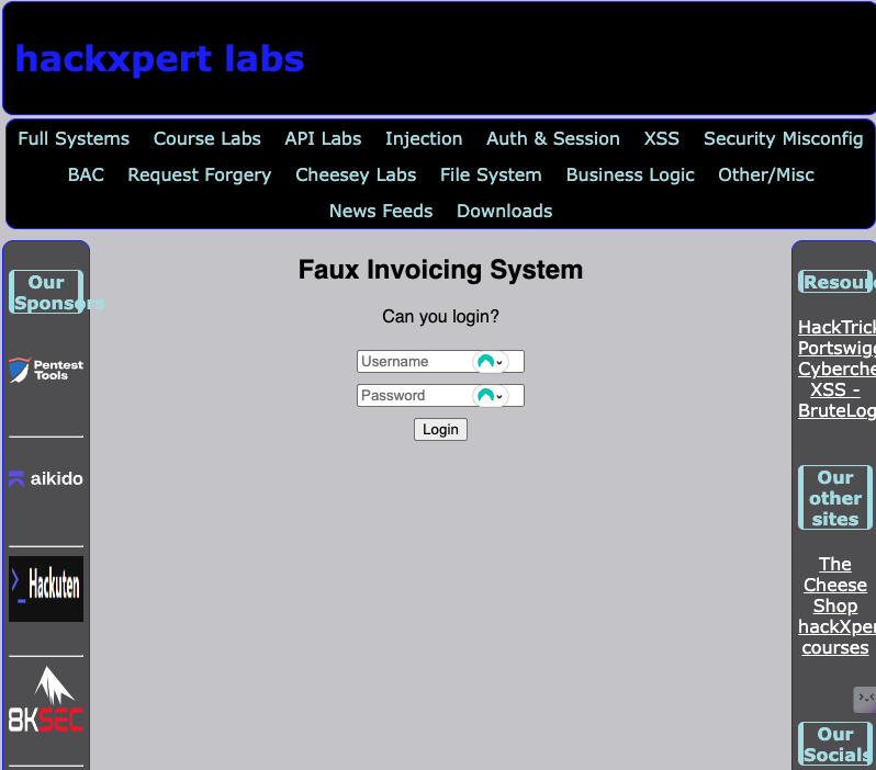 theXSSrat's tweet image. TEMPORARY LABS!
capie.thexssrat.com

- not all labs work but if you want to have some fun on a sunday morning :D