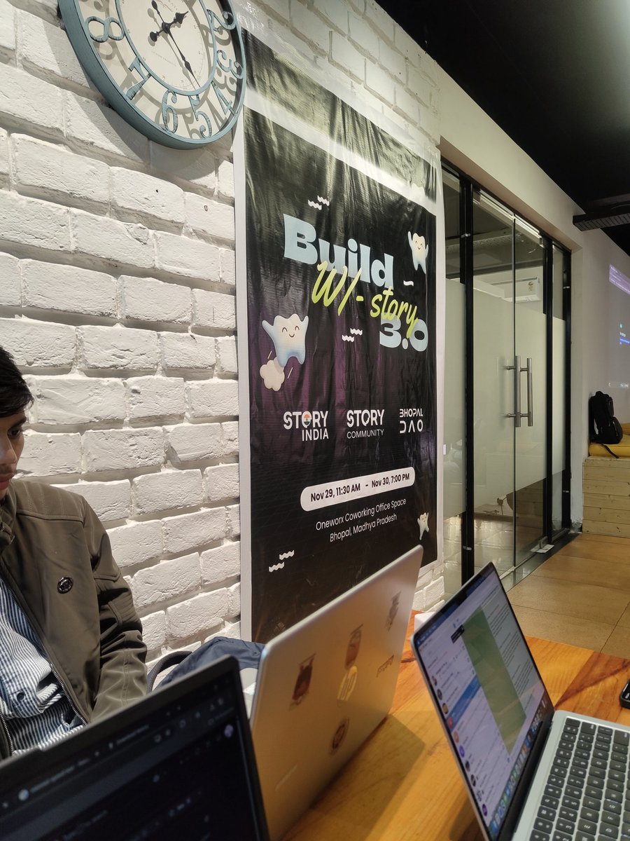 VickyJha359511's tweet image. 🚀 Building. Learning. Shipping.
Live from Build w/ Story 3.0 — the energy here is insane!
Surrounded by brilliant minds, caffeine, and code.
Let’s build something that truly matters. ⚡💻

#BuildWithStory #HackathonLife #developerinnovation