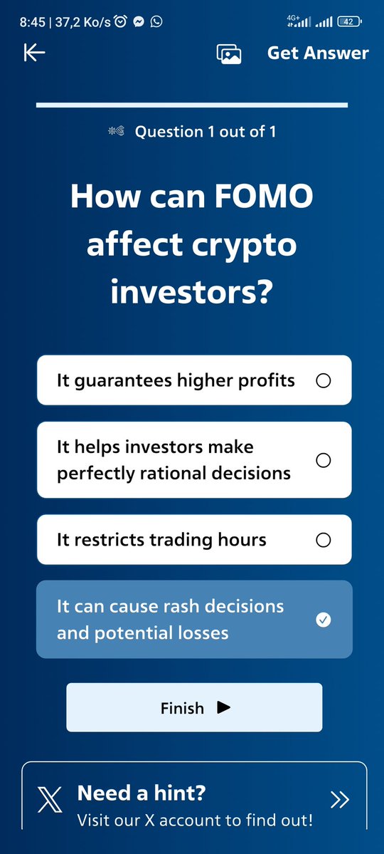 Kaouthar900's tweet image. 🧘🧘🧘@Xenea_io , @MARINA_PROTOCOL , @SyntaxVerse and @spurprotocol  daily quiz Answer :
⏯️Xenea : A
⏯️Marina  : B
⏯️ Syntaxeverse : A
⏯️ Spurprotocol : D
#Xenea, #Marina, #SyntaxVerse, #SpurProtocol 

🎗️Vault Pattern : 5-2-3-7