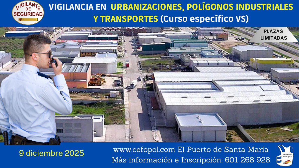 Imagina esta situación:

Eres vigilante de seguridad, ya tienes tu TIP, trabajas bien, pero un día te surge la oportunidad de cubrir un servicio en un polígono industrial. Te gustaría acceder a él —tiene buen horario, estabilidad, complementos salariales.