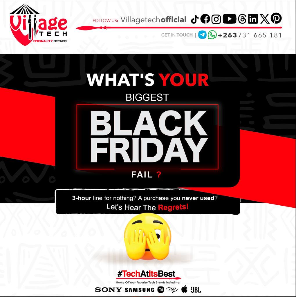 VillageTechOff's tweet image. Spill the beans,give us the laughs 😅
#TechAtItsBest