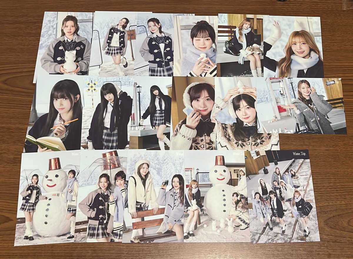 NiziU交換 譲）画像のもの 求）2枚目の💖 郵送にて交換、纏めての交換