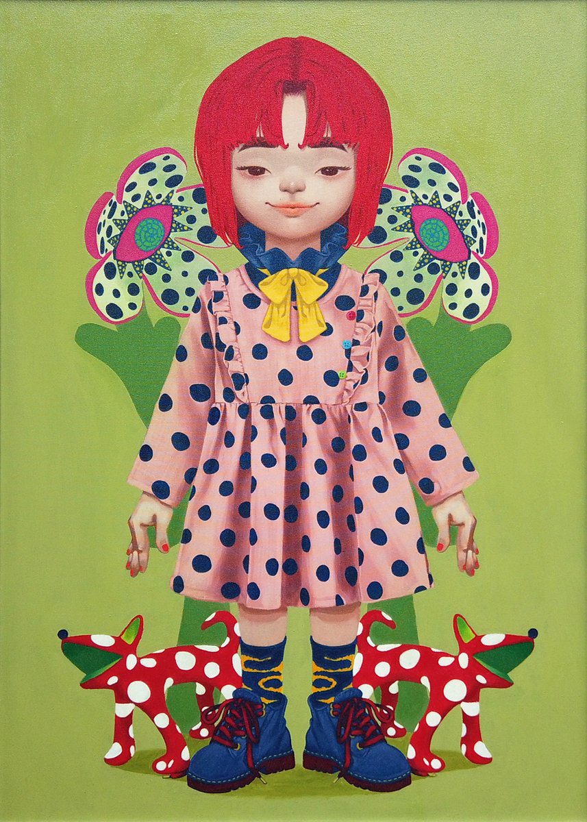 ✨ Polka Dreams in Bloom ✨
A playful, surreal world inspired by the spirit of Yayoi Kusama — now minted on <a href="/objktcom/">objkt</a> <a href="/objktone/">objkt.one</a>  Bold colors, hypnotic polkadots, and a character that bridges innocence &amp; imagination. Step into this vibrant universe on Tezos 🌸🔵

Collect it now: