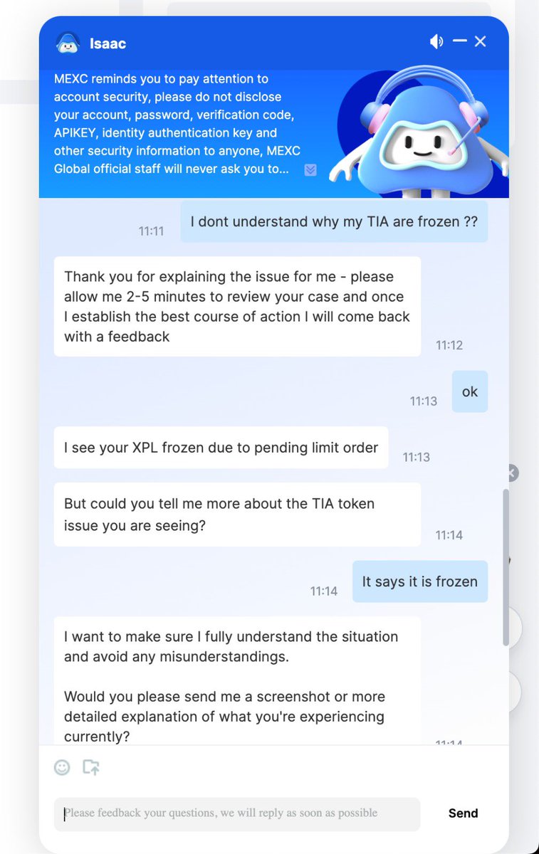 cryptoradar92's tweet image. 🚨🚨 This is absolutely crazy!! #MEXC froze my account right after the $TIA trade hit the target. Luckily, they unfroze it during our chat, but this says a lot about them.

I’ve built this algorithm called Bounce Hunter to hunt bouncing zones and so far it works amazingly well. I…