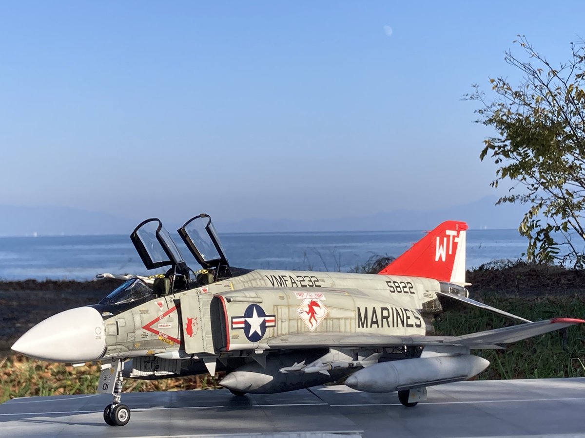タミヤ 1/32 F-4J完成しました！
以前タミヤフェアに展示した作品です。
大きいので持ち運ぶのが大変でした…
#飛行機プラモデル