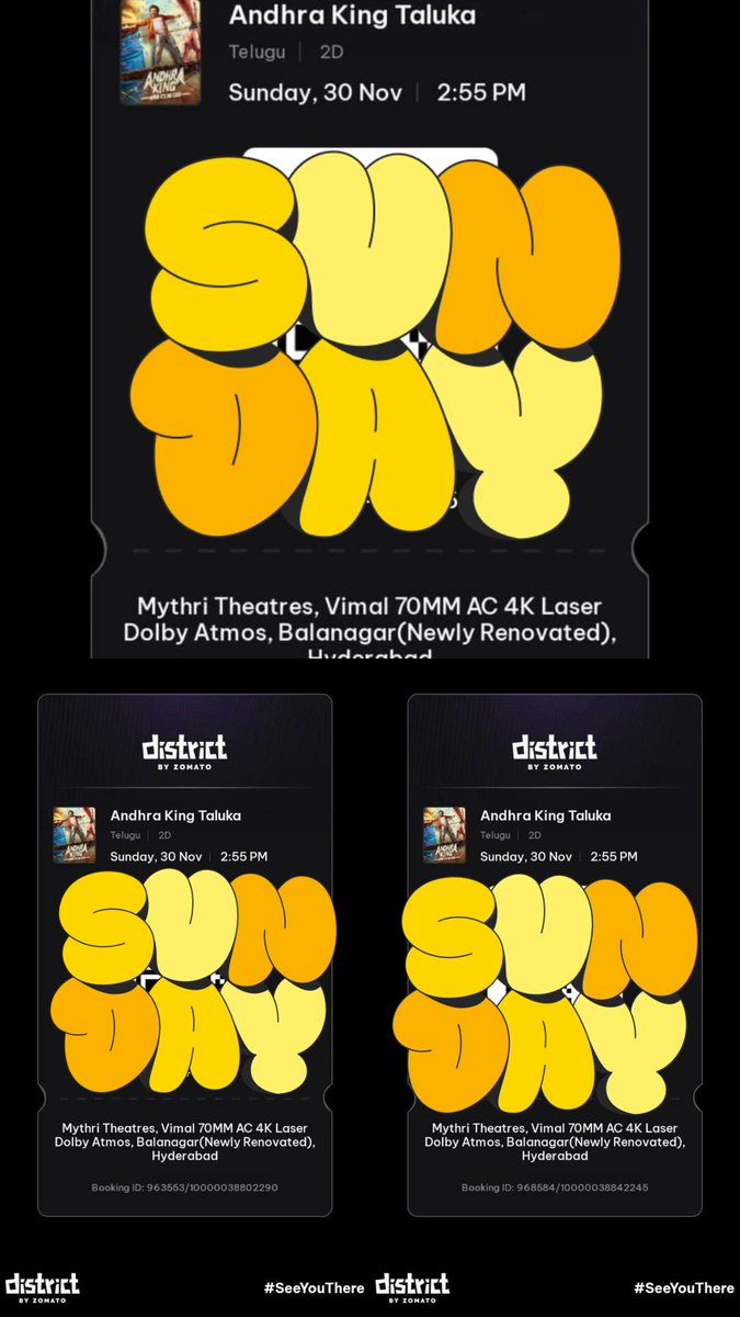 I'm taking 13 people to #AndhraKingThaluka Movie Today 3pm show at Mythri dheater to my friends to show how <a href="/ramsayz/">RAm POthineni</a> Anna lived in SAGAR character ... 🥺