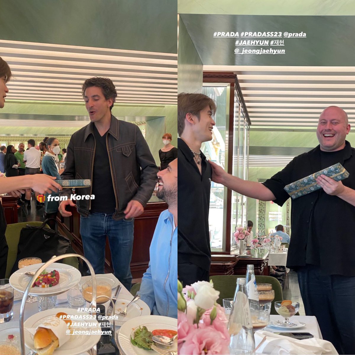 flfflpic's tweet image. 스윗보이 정재현 선물센스 .. 

군대 가는 동생한테 → 지샥 시계 (본인도 씀)
Small girl 노래 낸 영지님 → 빅보이 피규어
마이클잭슨 좋아하는 동생한테 → 마잭 피규어
프라다 앰버서더로 밀라노 가서 → 한국에서 가져온 선물