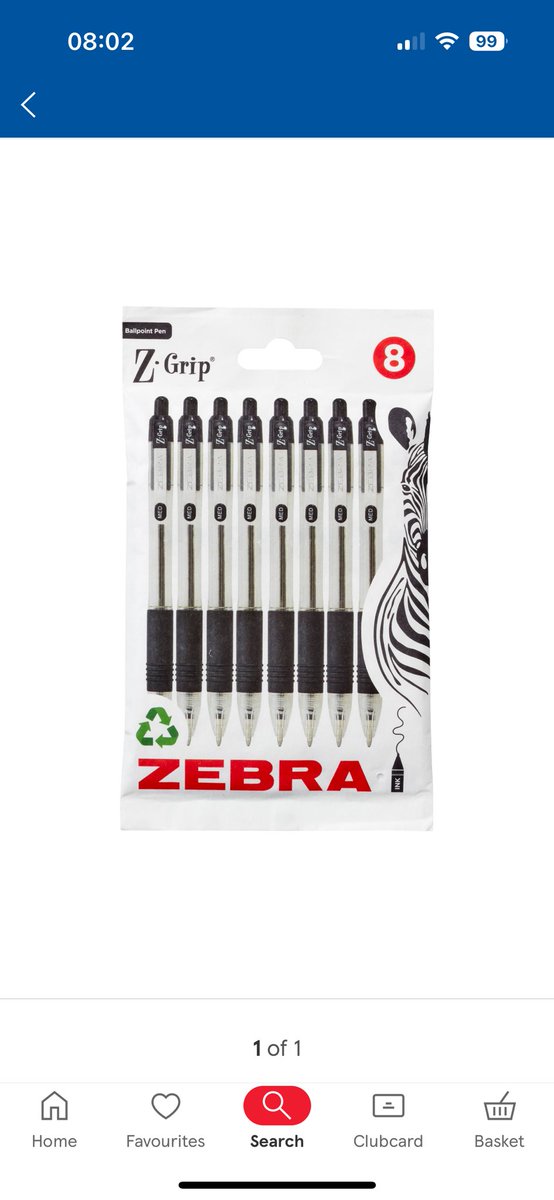DonnaXRae's tweet photo. @Tesco can you explain why this was selected as an appropriate substitute for a pack of black zebra pens please?  I’m sure my daughter can sit her prelim exams using a shopping bag! https://t.co/15TDA4VwPD