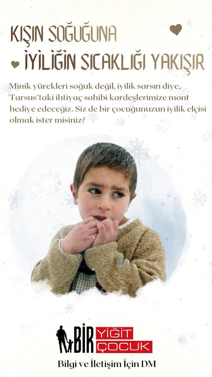 damla33211's tweet photo. BİR YİĞİT BİR ÇOCUK Ekibi olarak minik yürekleri ısıtmaya karar verdik .Siz de bizimle olmak ister misiniz? https://t.co/XNP1T07psV