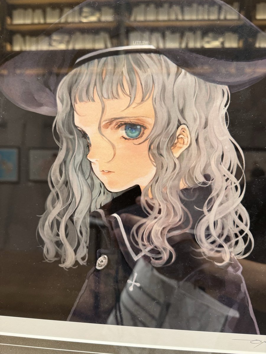 銀座でやってる大槍さんの記念展行ってきた。 猛烈な人数相手にサイン