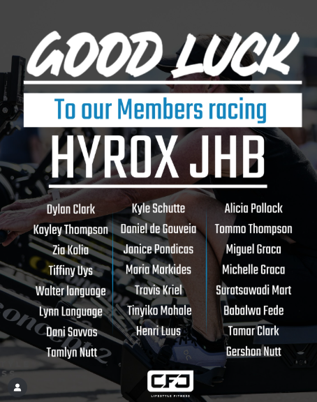 WaltWjl's tweet photo. Good luck to all our box mates doing Hyrox today (and those that took part yesterday, well done!) https://t.co/st1RcD7kvH