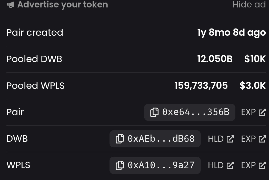 sheikhhexican's tweet image. $dwb and $bro were launched 1y and 8 months ago. Where did the time go? #pulsechain