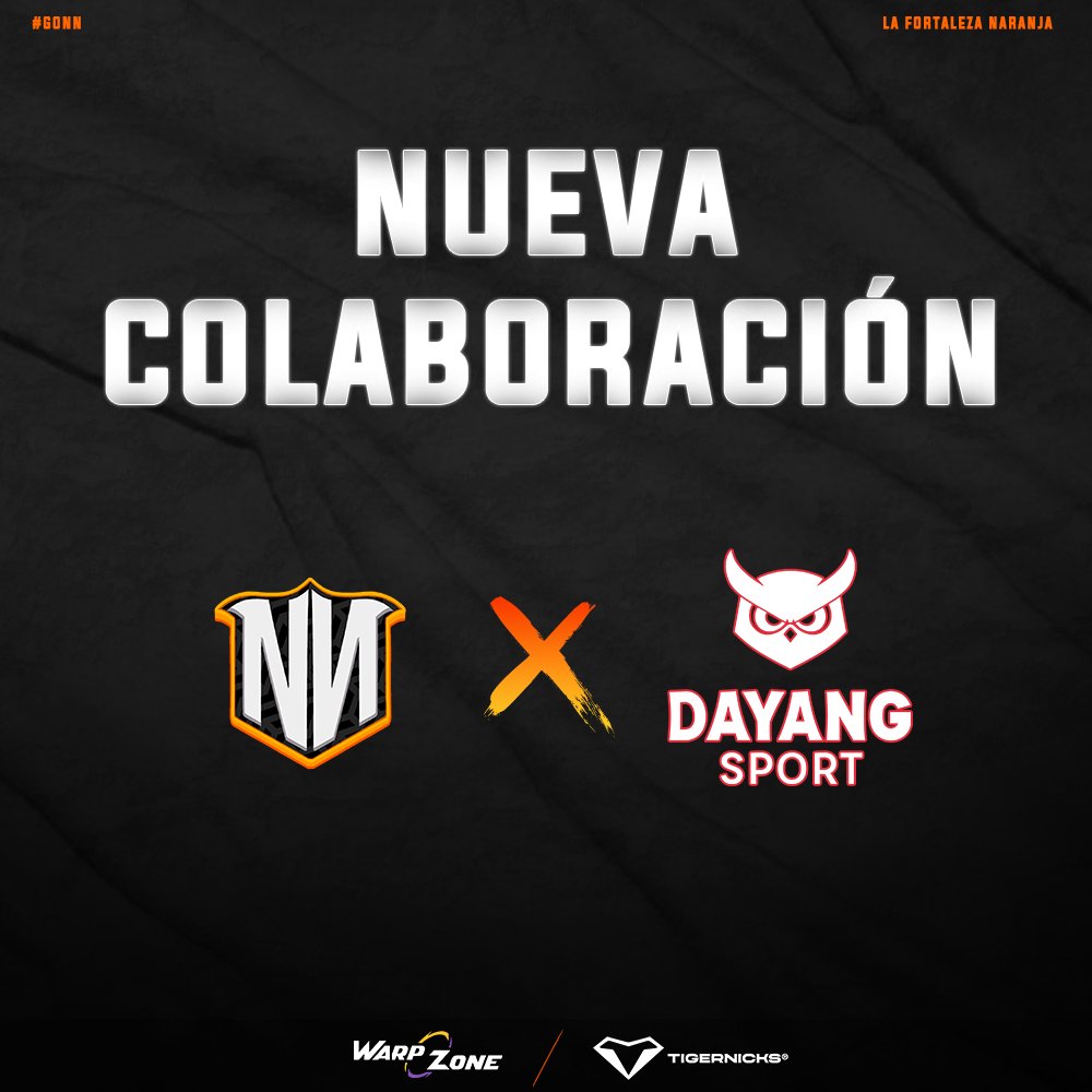 🗞️ | 𝐍𝐔𝐄𝐕𝐀 𝐂𝐎𝐋𝐀𝐁𝐎𝐑𝐀𝐂𝐈𝐎𝐍

Os presentamos nuestra nueva colaboración, <a href="/DayangCorp/">Dayang Corp.</a> será la encargada de vestirnos y ponernos guapos!

Gracias por la confianza depositada en nosotros.

#GoNN 🧡