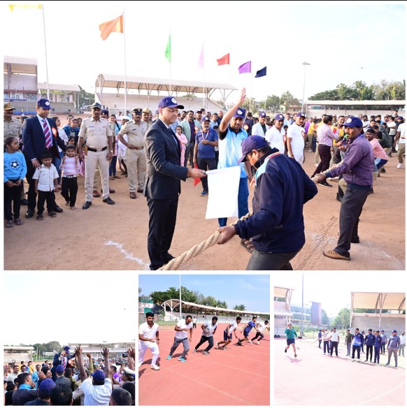 SpGadag's tweet image. #PoliceBandRetreat #DistrictPoliceEvent #SportsForUnity #KannadaPoliceEvent #CivicPrideGadag