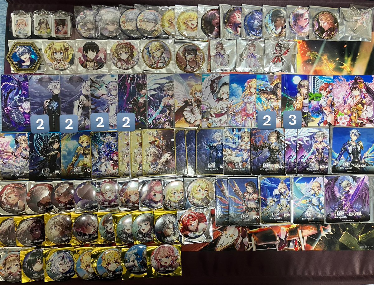 musuke_1005's tweet photo. 白猫プロジェクト　グッズ　缶バッジ　コースター　アクキー　ポスカ　色紙　交換　譲渡

【譲】画像のもの

【求】リプのもの

都内にて手渡しかYahoo!フリマ経由
物によって譲渡可(金額応相談) https://t.co/hhYXpVcetU