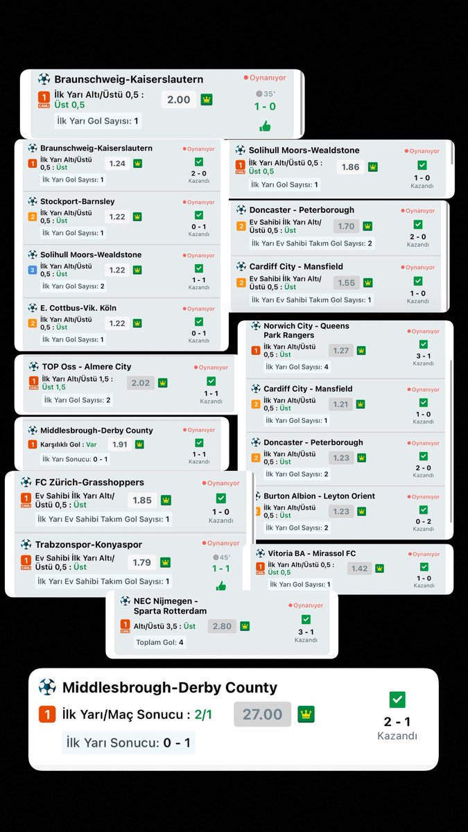Dün Abonelikte aşağıdaki kazançların ardından Pazar gününe harika uyandık. ABONE OLAN KAZANIR geç kalma derim..🔥🔥🔥🔥🔥🔥🔥🔥🔥🔥🔥

Günaydın Tayfa ✋🏻