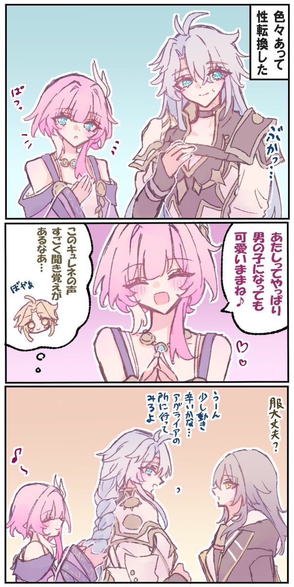 ⚠️女体化、男体化、TS、性転換 