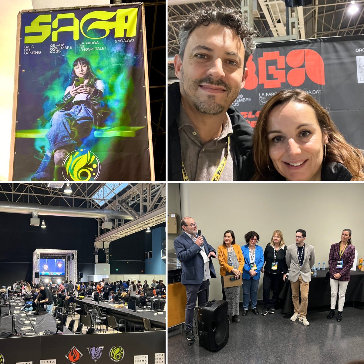 Ahir,  <a href="/Junts_BCN/">Junts per Barcelona</a> vam visitar el <a href="/SagaSaloGaming/">SAGA Saló del Gaming</a>, que celebra la seva 4a edició i no para de créixer! 💪  
Un esdeveniment impulsat per <a href="/llenguacat/">Plataforma per la Llengua</a> que demostra que el català té futur en l’oci digital.  
En plena emergència lingüística, aquest èxit és un bri d’esperança!