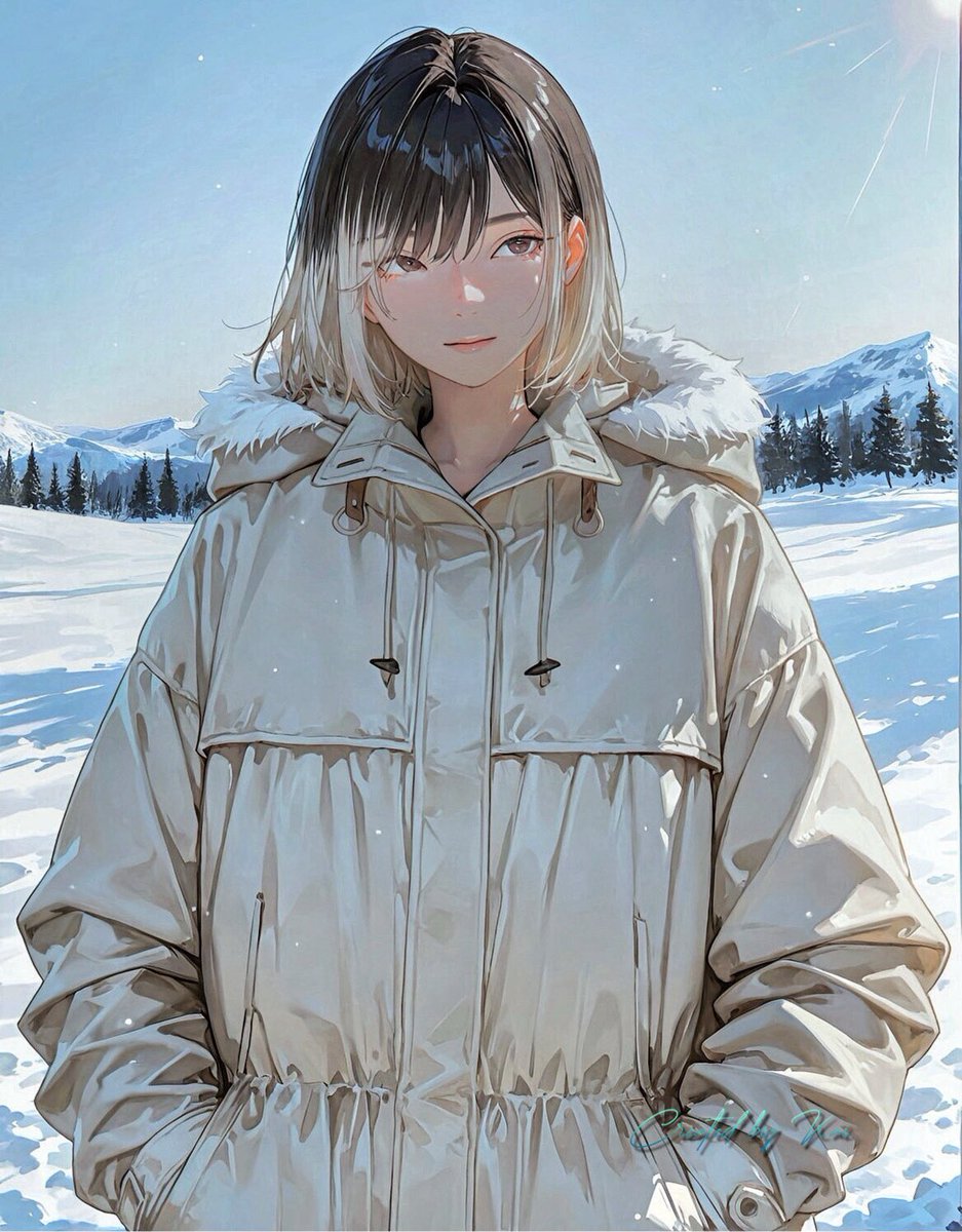 paskal_ren's tweet photo. こんばんは
今日もお疲れ様でした✨
買い出し行ってます=͟͟͞͞🥷
よい夜をꕀ⋆🌙* :

Between Weight and Lightness
─ まだ決め切れない、その揺らぎが私 ─

#AIイラスト #Philosophy
#SemiRealistic #AIGirl #Portrait
#AIIllustration #SnowMood https://t.co/cpxw1ulB3G