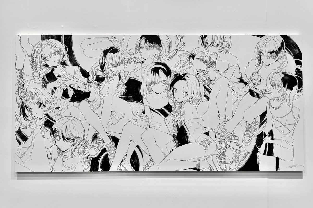 販売のお知らせ

本日、ライブドローイング作品が完成いたしました👾
お越しくださった皆様、ありがとうございました✨
完成作品は明日より販売開始いたします！

#望月けい俗世