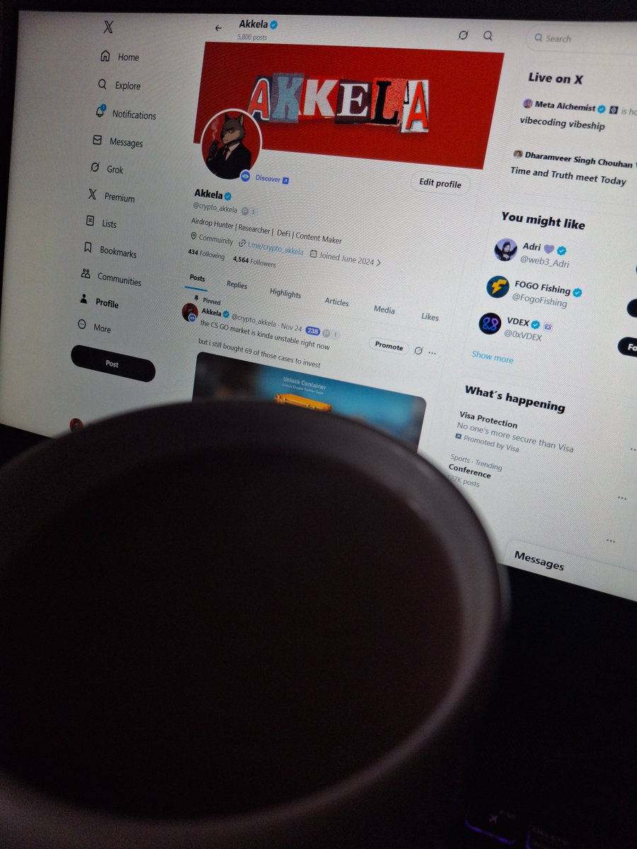 started my day with a cup of cocoa

today's plans include some replies, posts, just vibes

good morning ct