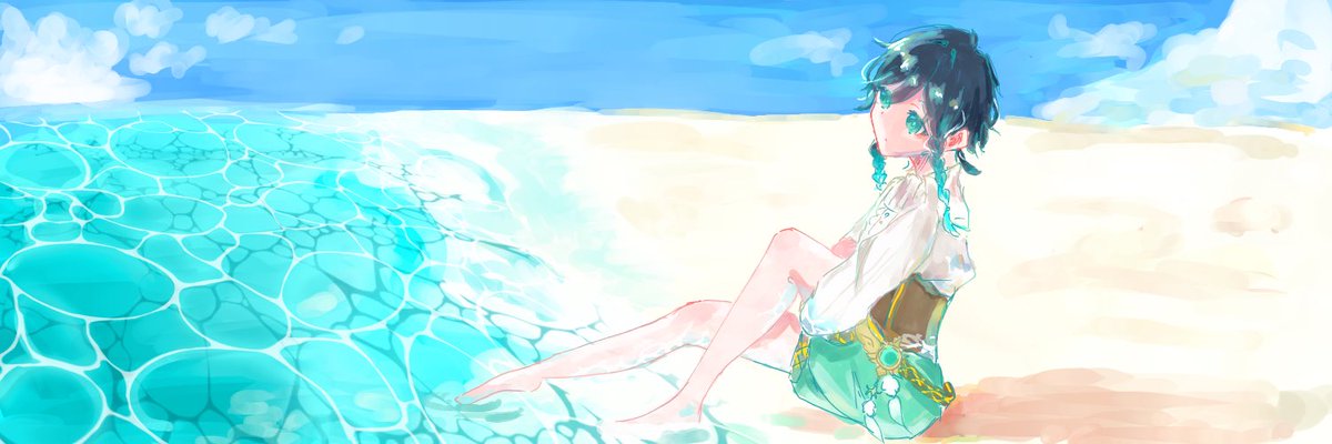 nanurk112703's tweet image. #ウェンティ　#venti #温迪  #GenshinImpact #新しいヘッダー画像 
快晴