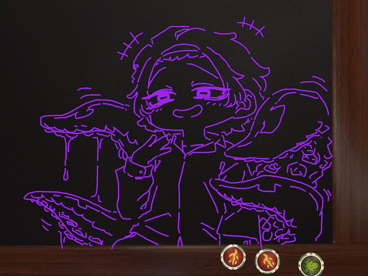 거진 3개월만에 올리는 그림이 테탑 낙서라고