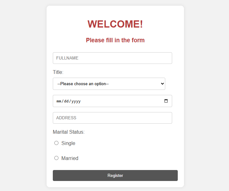 code_with_nynja's tweet image. Week 1 of learning HTML/CSS
This is a form i built