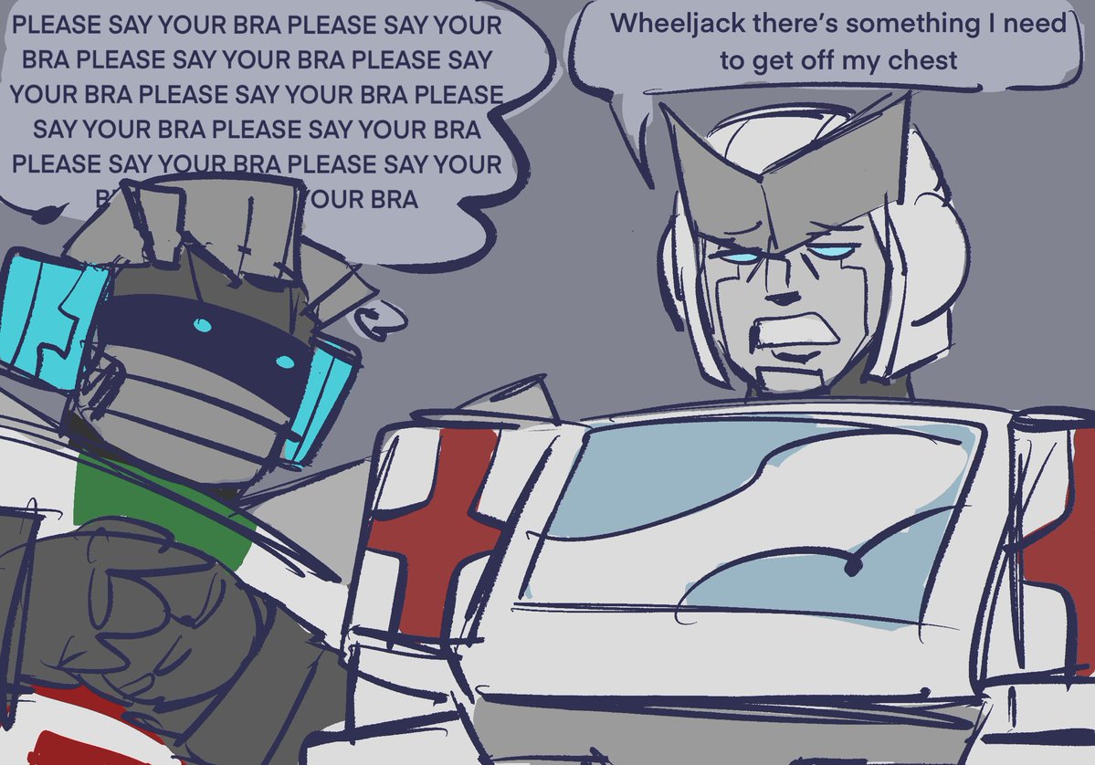 Stole from a comic I saw on tumblr how unoriginal of me anyways wheelratch