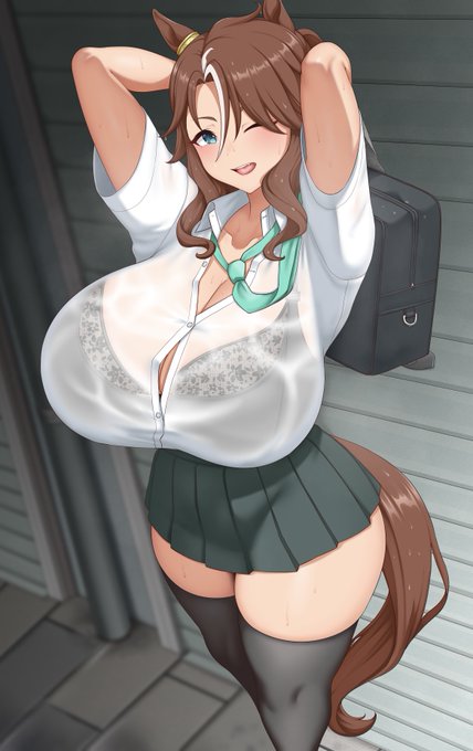 雨宿り中にメジロパーマーと鉢合わせました 