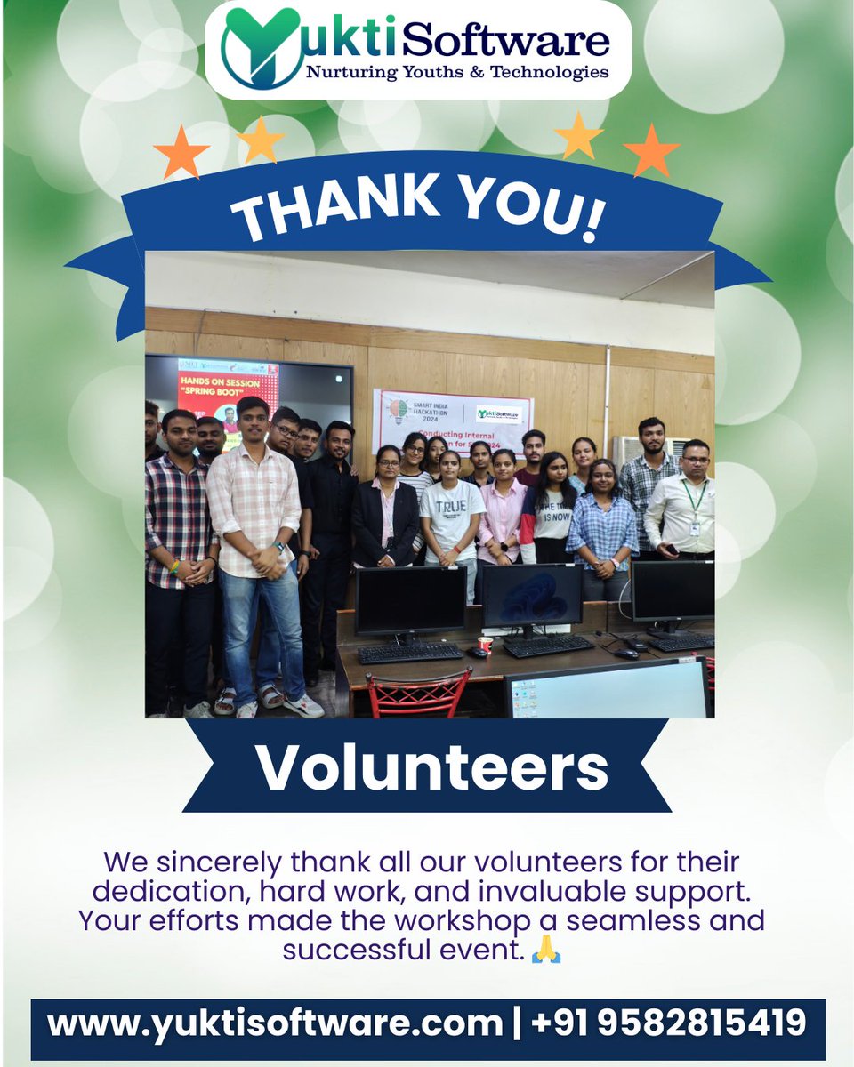 yuktisoftware's tweet image. Start your journey with the right guidance.
Learn. Build. Grow with Yukti Software.
Contact No : 9582815419
Email: contact@yuktisoftware.com
Website : yuktisoftware.com

#JavaFullStack #FullStackDeveloper #JavaDeveloper #LearnJava #YuktiSoftware #CodingCareer #TechTraining