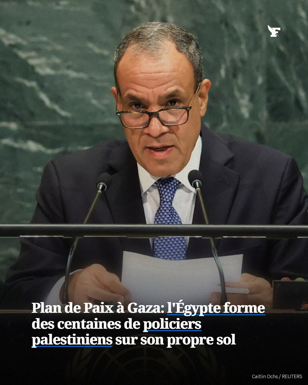 «Nous voulons un arrêt permanent de la guerre (...) et sommes impatients de servir notre pays et nos concitoyens». Comment se déroule la mise en œuvre d'un plan de formation pour 5.000 policiers palestiniens en Egypte?→