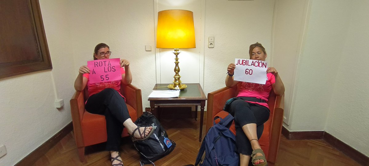 Faltan estudios🎓 que demuestren la peligrosidad y penosidad de nuestro trabajo, porque es más rentable llevarnos sobreexplotadas🤕. 

Muchas caemos en enfermedades o accidentes antes de llegar a la edad de jubilación, por eso pedimos la JUBILACIÓN A LOS 60 🆘 #SADenLUCHA