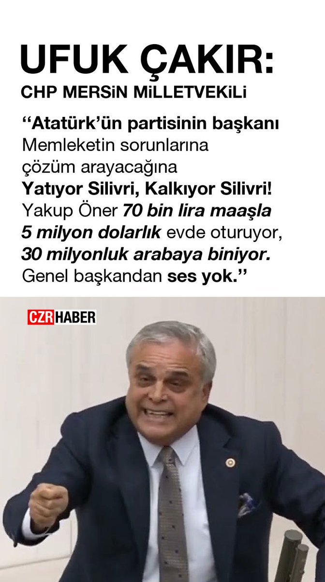 CHP’li Ufuk Çakır iddialarını açıkladı, CHP’den hâlâ tek bir yanıt yok.

Yok mu cevap verecek?
