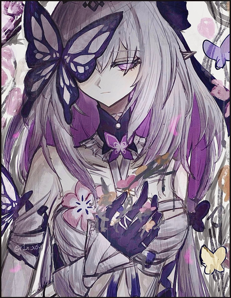 r1n_xdy's tweet image. 慰霊の月 #Castorice #HonkaiStarRail