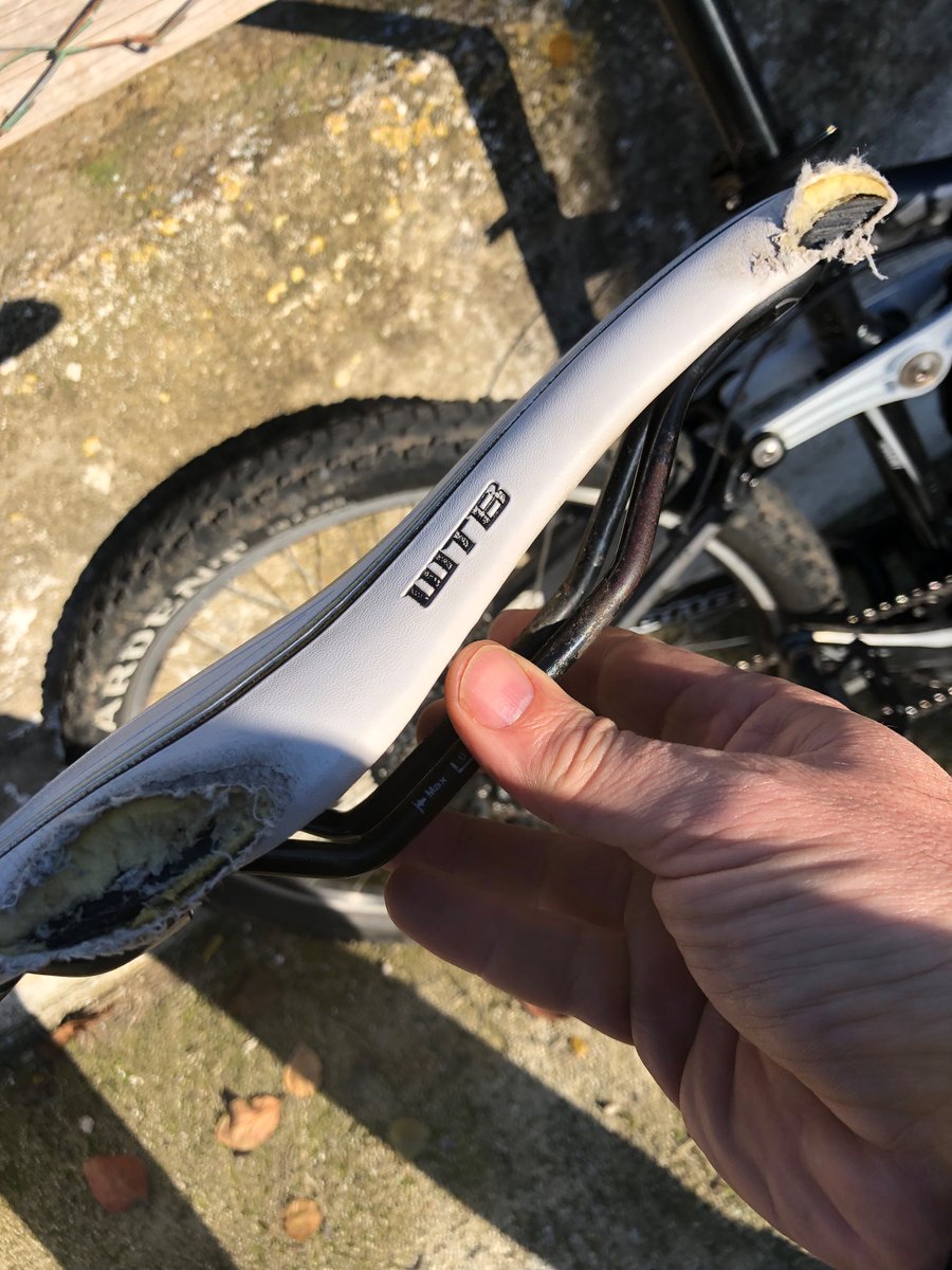 Si això era el sillí, imagineu el braç.