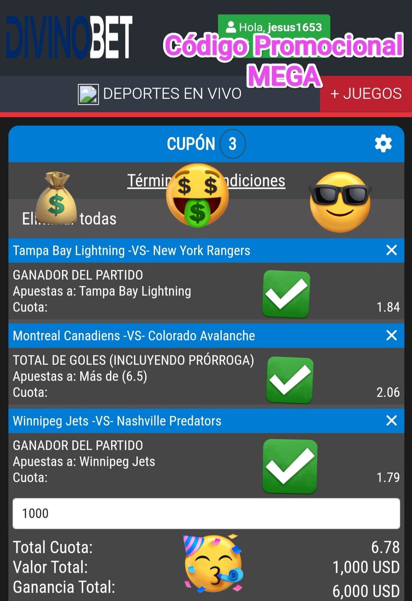 Megasportsven's tweet photo. #ATENCIO a la Taquilla POR 3ER DIA HUBO PARLEY Plan VIP cobramos con la #NBA #NHL de 3-3
MILWAUKEE A GANAR ✅
DENVER -2.5 ✅
TORONTO ALTA 5.5 ✅
Suscríbete WhatsApp +584143299135 DOMINGO #NBA #NHL #NCAAB #PICKS #Parley
@chapiramiro @LiderKenny @DUMONT81 @Ljperfecta https://t.co/9LS1ClixPL