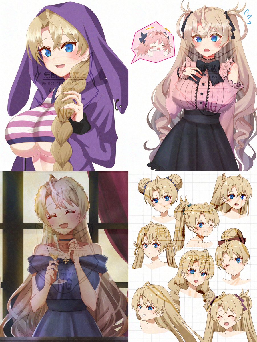 kitsunemaru_f's tweet image. ブラダマンテちゃんのツインテール以外の髪型が見てみたいなと常々思っている

それと現代風私服姿を拝みたいです
着てくださいブラダマンテさん
貴女が実装されてから見れる日がいつか来ると信じてずっと待ってます
そろそろ見せてくれてもいいんじゃないですか？