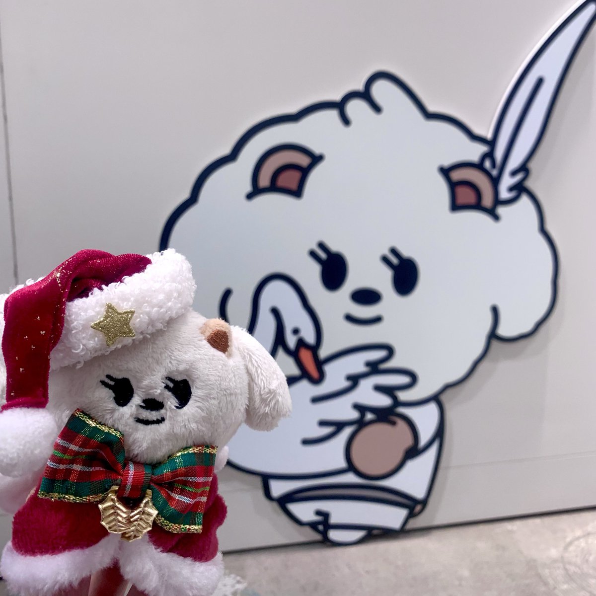 冬のバムグッもかわいいね🛷🎄 うちの子もトナカイのツノにしようかな