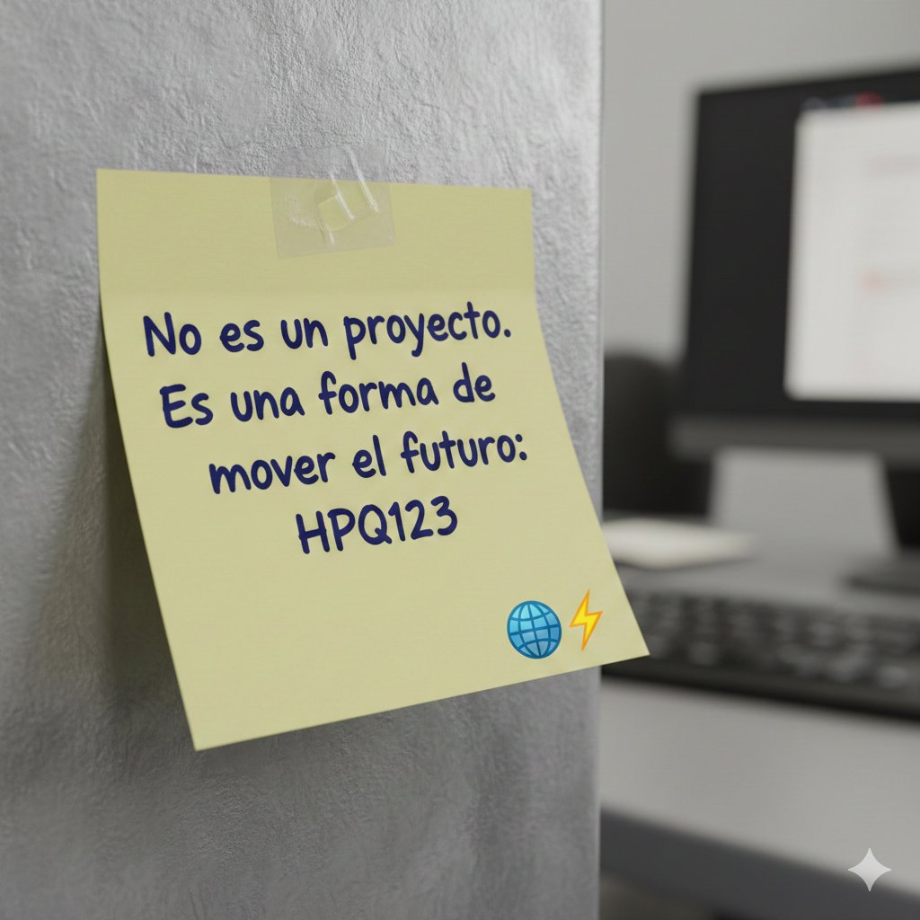 ¡Visión transformadora! ⚡🌍

HPQ123 no es solo un proyecto más, es una fuerza de cambio 💫 Una manera de moldear el mañana, de crear impacto real y duradero 🚀

Cuando el trabajo trasciende las tareas y se convierte en movimiento. ¡Esto es construir futuro con propósito! 🌟✨