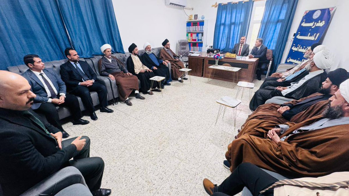 سماحة القائد السيد مقتدى الصدر (أعزه الله) يرسل وفداً عالي المستوى إلى مدرسة المسلة في محافظة النجف الأشرف
تقديراً وتثميناً لما قامت به إدارة وكادر مدرسة المسلة في محافظة النجف الأشرف من إقامة مراسم العزاء المبارك لإحياء ذكرى شهادة سيدة نساء العالمين السيدة فاطمة الزهراء (ع)