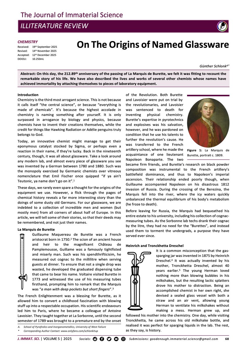 The Journal of Immaterial Science tweet media