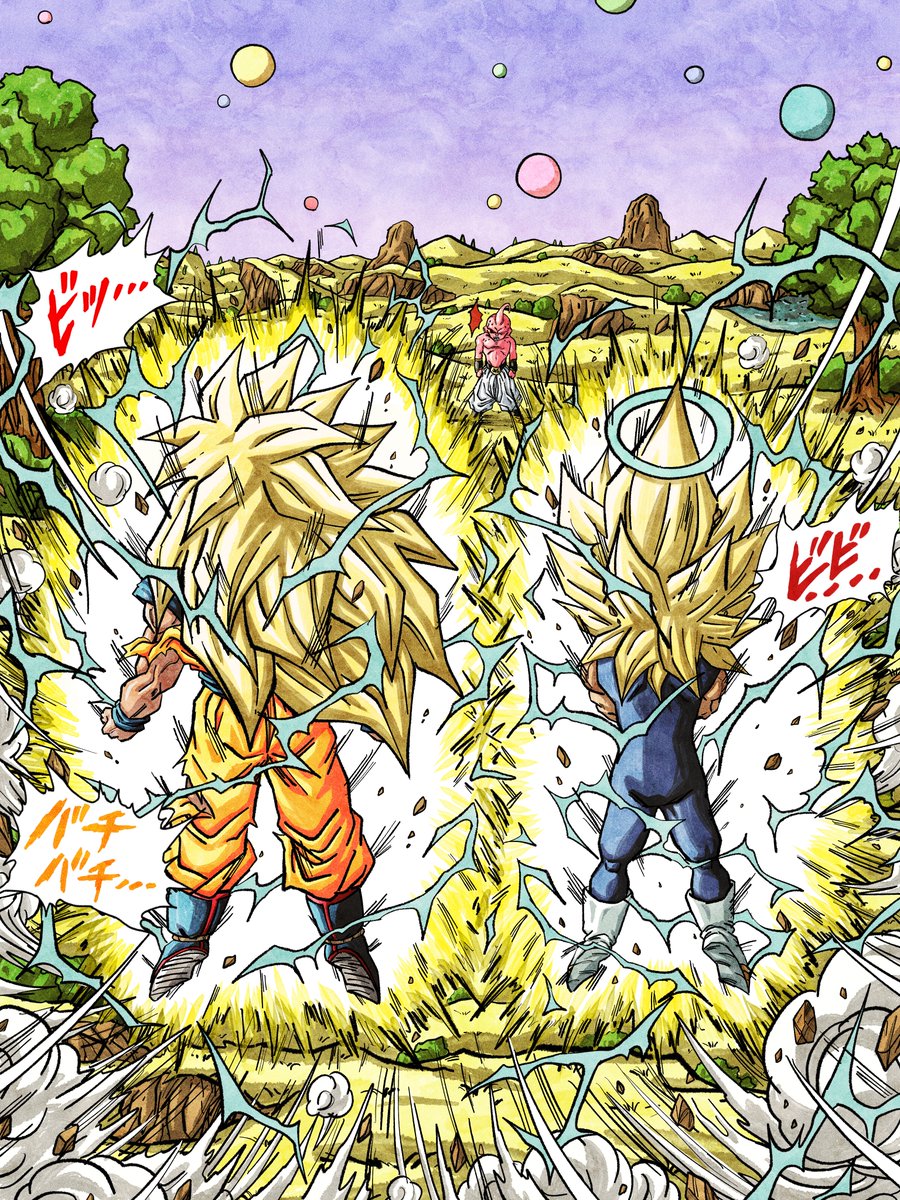 UDkoD1eZlYi2fLO's tweet image. オレたちサイヤ人がナンバー1だ!!